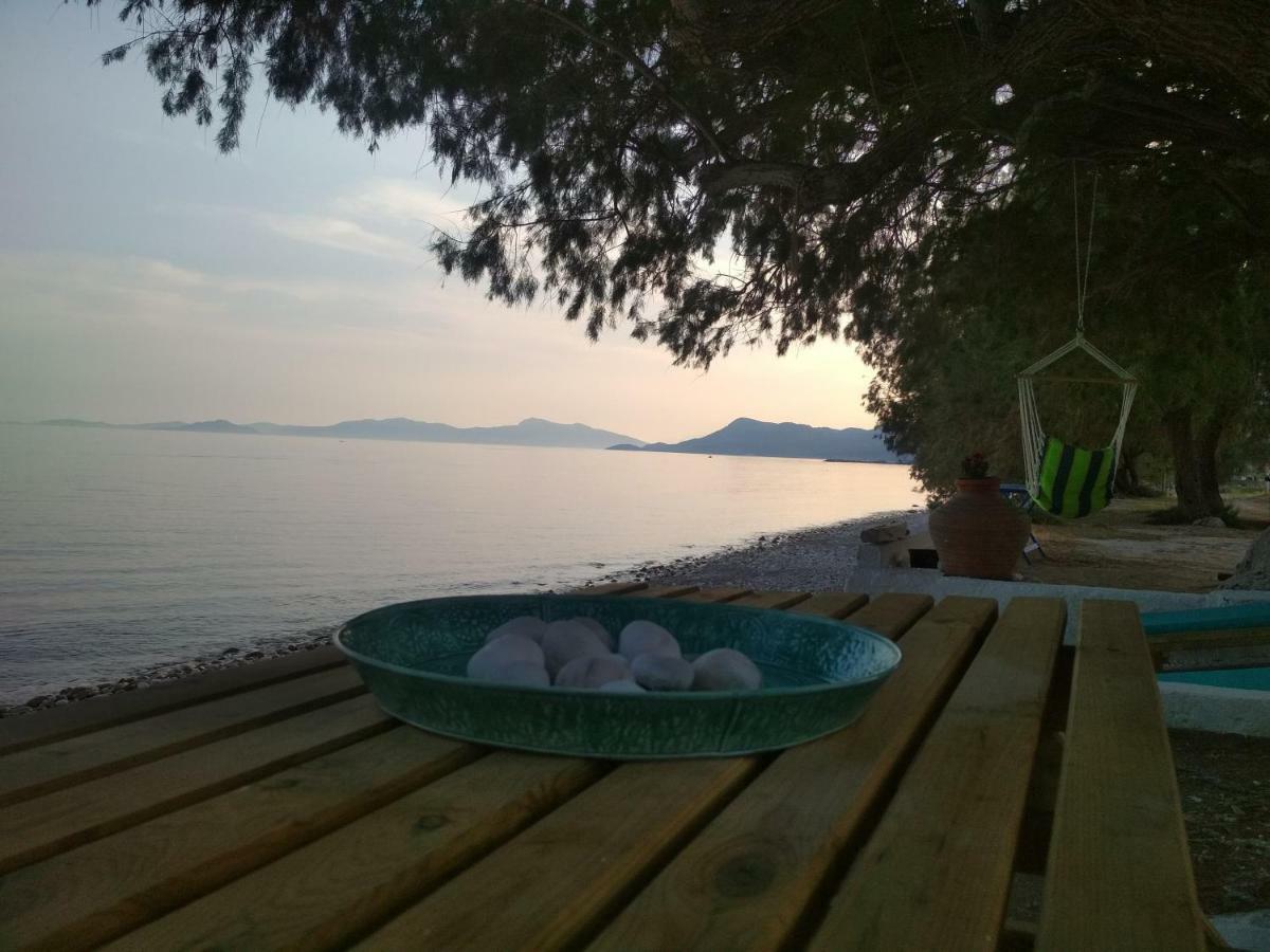 House On The Wave Villa Marathokampos Luaran gambar