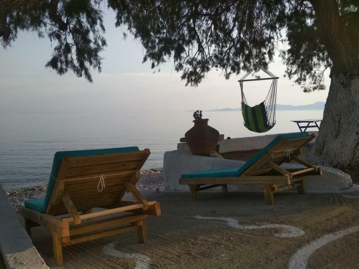 House On The Wave Villa Marathokampos Luaran gambar